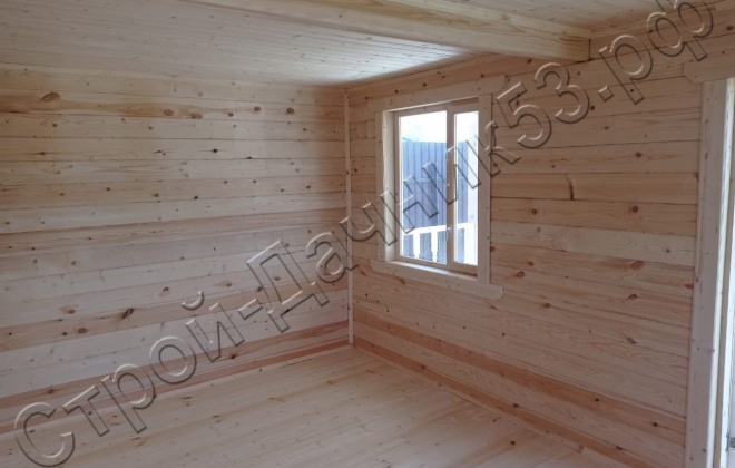 4 Брусовая баня Б-37, 4.5х10м, 45М², Московская область, Солнечногорский район, деревня Соколово (8)